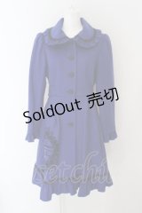 Moi-meme-Moitie / バラフレームプリントコート 2 ブルー O-24-04-30-040-MO-CO-OW-OS