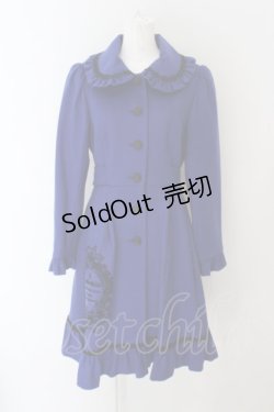 画像1: Moi-meme-Moitie / バラフレームプリントコート 2 ブルー O-24-04-30-040-MO-CO-OW-OS