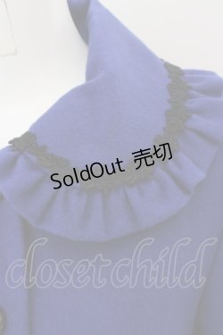 画像3: Moi-meme-Moitie / バラフレームプリントコート 2 ブルー O-24-04-30-040-MO-CO-OW-OS