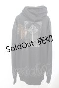 h.NAOTO / one wing print hoodie  グレー O-24-05-04-012-HN-TO-OW-OS