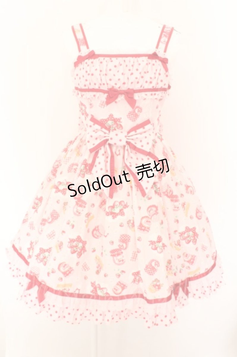 画像1: Angelic Pretty / Sweet Jamジャンパースカート  ピンク O-24-05-07-004-AP-OP-IG-OS (1)
