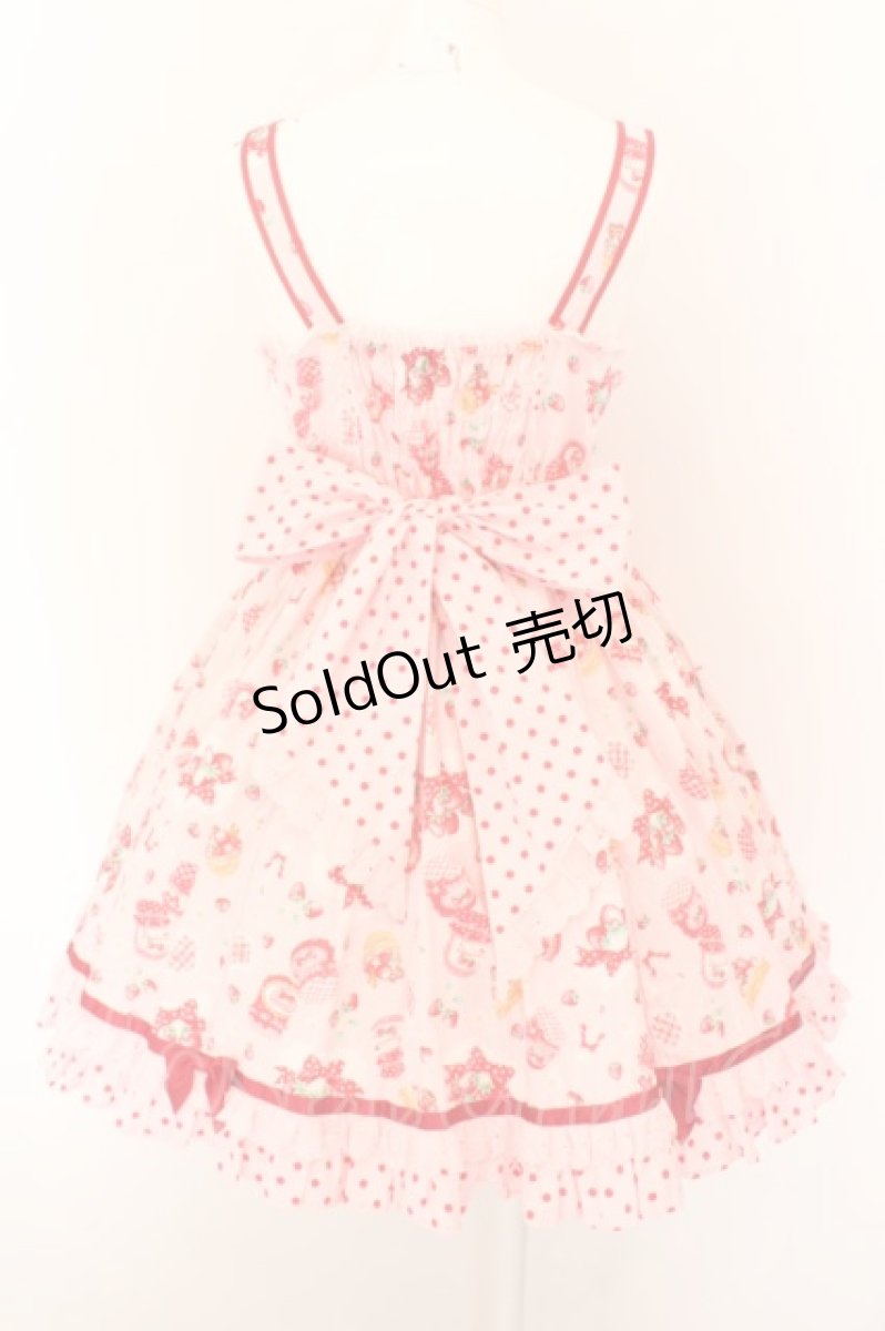 画像5: Angelic Pretty / Sweet Jamジャンパースカート  ピンク O-24-05-07-004-AP-OP-IG-OS (5)