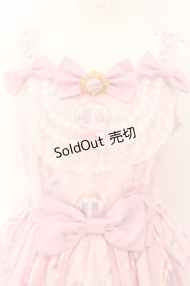 画像2: Angelic Pretty / Dolly Catジャンパースカート  ピンク O-24-05-07-005-AP-OP-OW-OS (2)