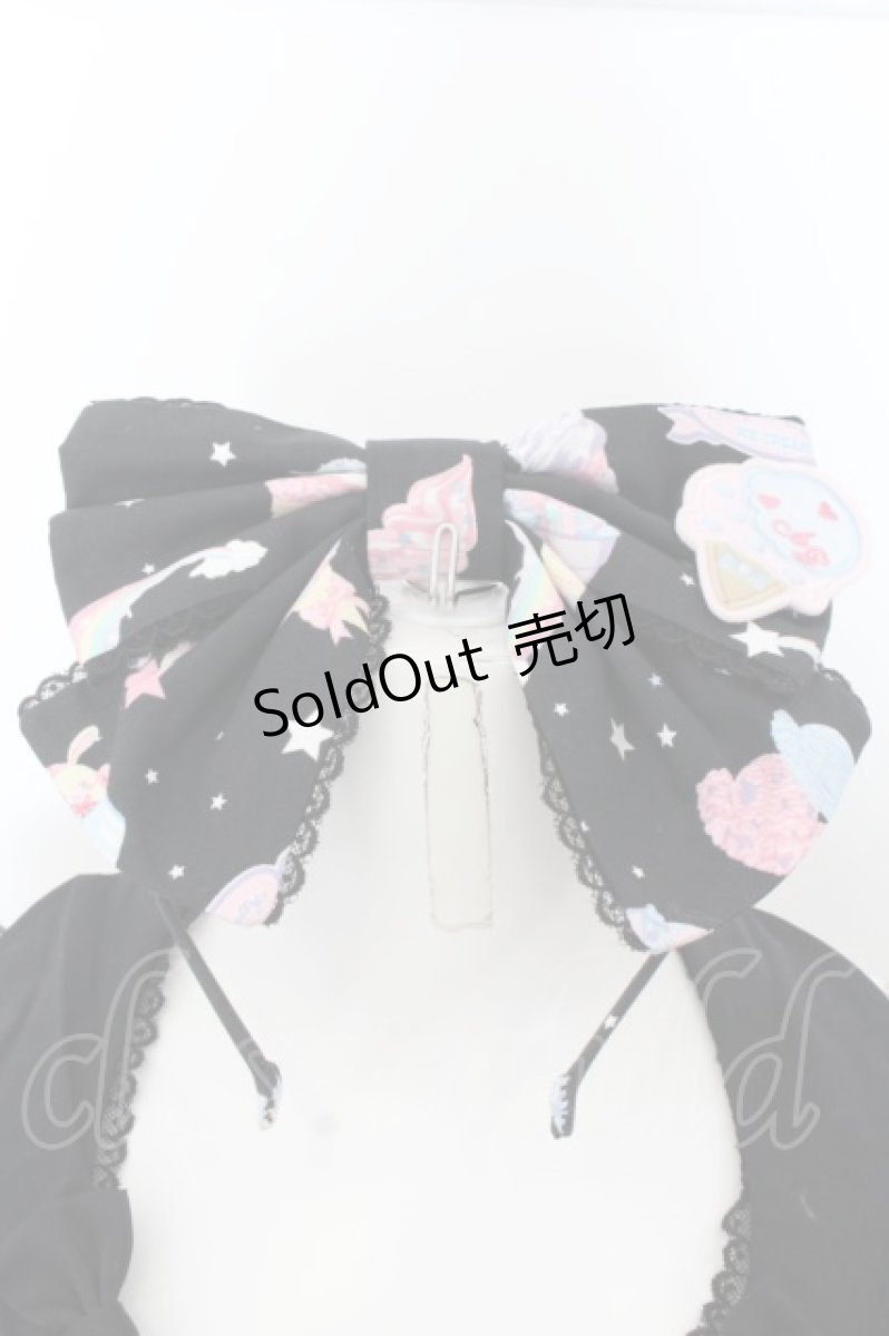 画像2: Angelic Pretty / MilkyPlanetジャンパースカートSet  クロ O-24-05-10-036-AP-OP-IG-OS (2)
