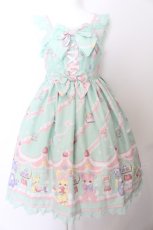 画像1: Angelic Pretty / Fancy Whipジャンパースカート  ミント O-24-05-10-037-AP-OP-IG-OS (1)