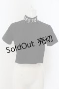 REFLEM / ハイネッククロップドTシャツ F ブラック O-24-05-15-052-PU-TO-YM-OS