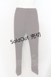 Jane Marple Dans Le Saｌon / ウールパンツ M ワイン O-24-05-15-005-JM-PA-IG-ZT005