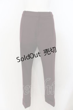 画像1: Jane Marple Dans Le Saｌon / ウールパンツ M ワイン O-24-05-15-005-JM-PA-IG-ZT005