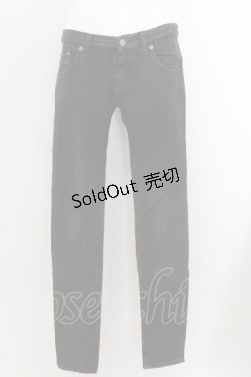画像1: 【SALE】WORLD WIDE LOVE！(Rydia) / デッドスマイルデニムパンツ 1 ブラック O-24-05-19-001-PU-OP-OW-ZT177 (1)