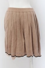 画像2: 【SALE】axes femme / ニットプリーツスカート  ピンクベージュ O-24-05-19-037-AX-SK-IG-ZT266 (2)