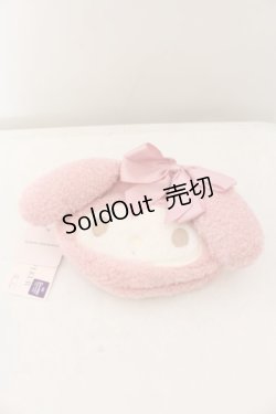 画像1: Maison de FLEUR / My Melody フェイスポーチ  ピンク O-24-05-19-117-LO-ZA-IG-ZT433