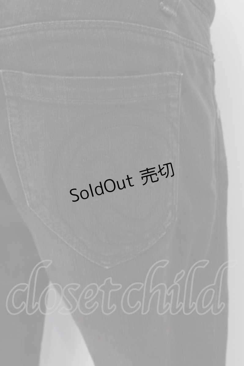 画像3: 【SALE】WORLD WIDE LOVE！(Rydia) / デッドスマイルデニムパンツ 1 ブラック O-24-05-19-001-PU-OP-OW-ZT177 (3)