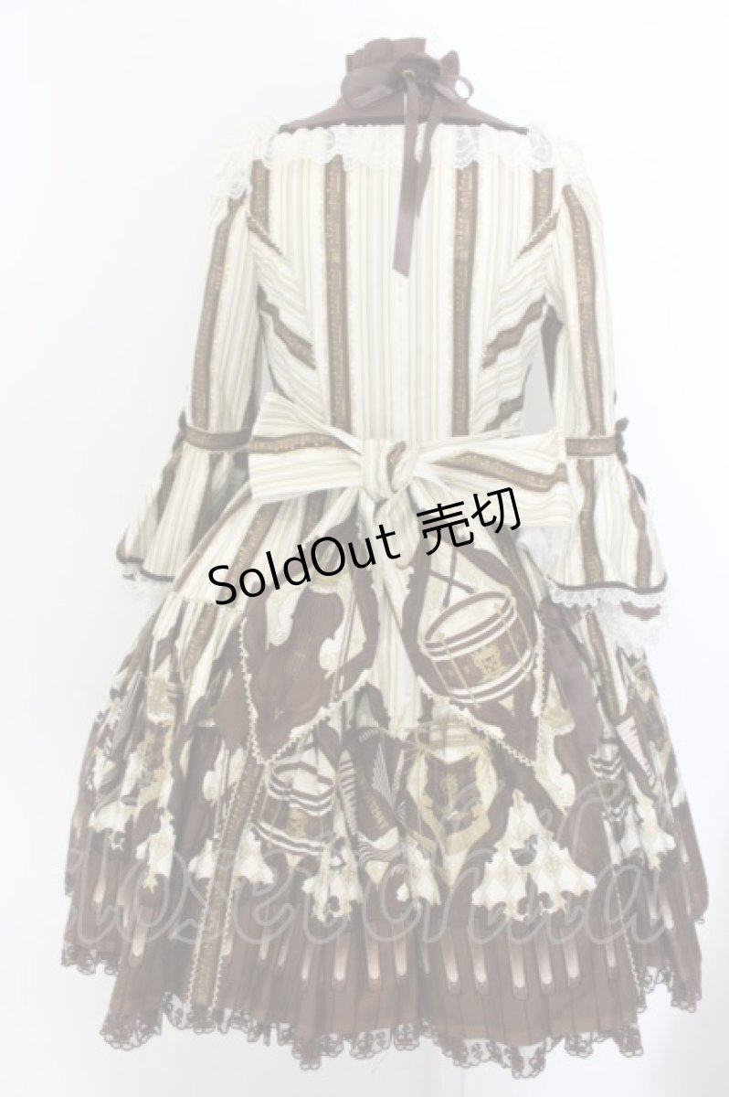 画像4: Angelic Pretty / カルテットショコラドレス  アイボリー×ブラウン O-24-05-28-005-AP-OP-OW-OS (4)