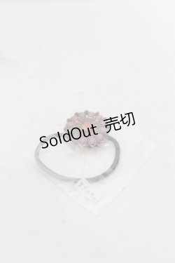 画像1: MARBLE / ストーンヘアゴム  ピンク系 O-24-05-31-054-GO-AC-IG-ZT424