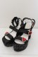 画像1: Rose Marie seoir / Triple Heart Sandal L クロ O-24-05-31-006-EL-SH-IG-ZT-K001 (1)