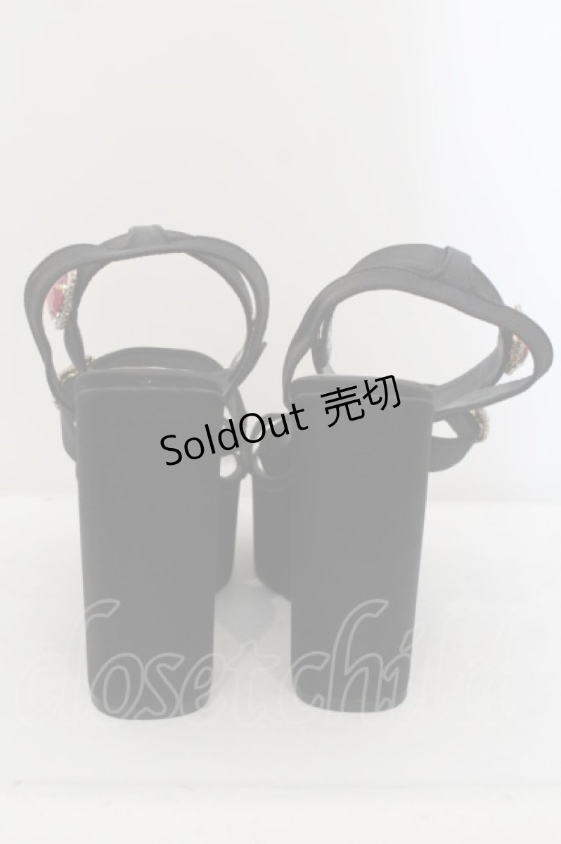 画像3: 【SALE】Rose Marie seoir / Triple Heart Sandal L クロ O-24-05-31-006-EL-SH-IG-ZTK001 (3)