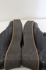 画像5: 【SALE】Jane Marple Dans Le Saｌon / プラットフォームのオックスフォードシューズ サイズ記載なし アウトソール約25cm ブラウン O-24-05-31-007-JM-SH-IG-ZTK001 (5)