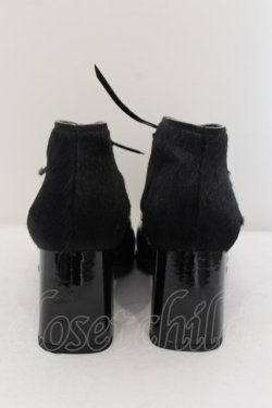 画像3: Jane Marple / ハラコ切替シューズ M クロ O-24-05-31-008-JM-SH-OW-ZT-K001