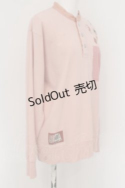 画像2: Karl Helmut / リバースフルーツパーラロングTシャツ 3（M） ピンク O-24-05-31-181-EL-TO-OW-ZI