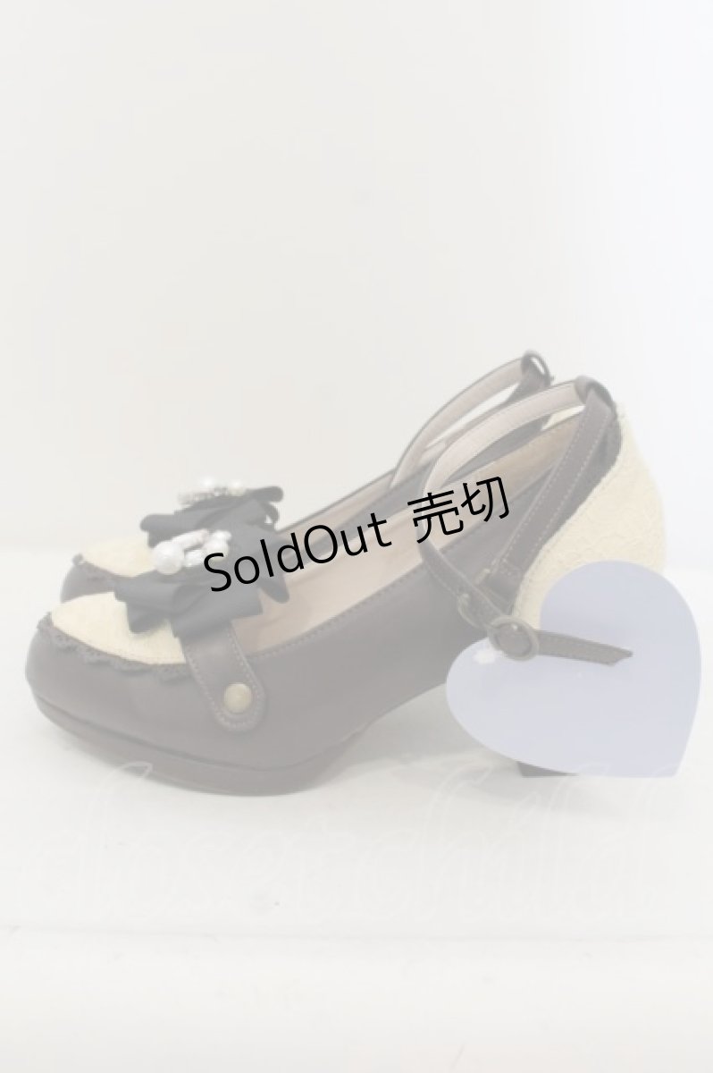 画像2: 【SALE】axes femme Kawaii / キャンディビジューパンプス L ブラウン O-24-05-31-013-AX-SH-IG-ZH (2)