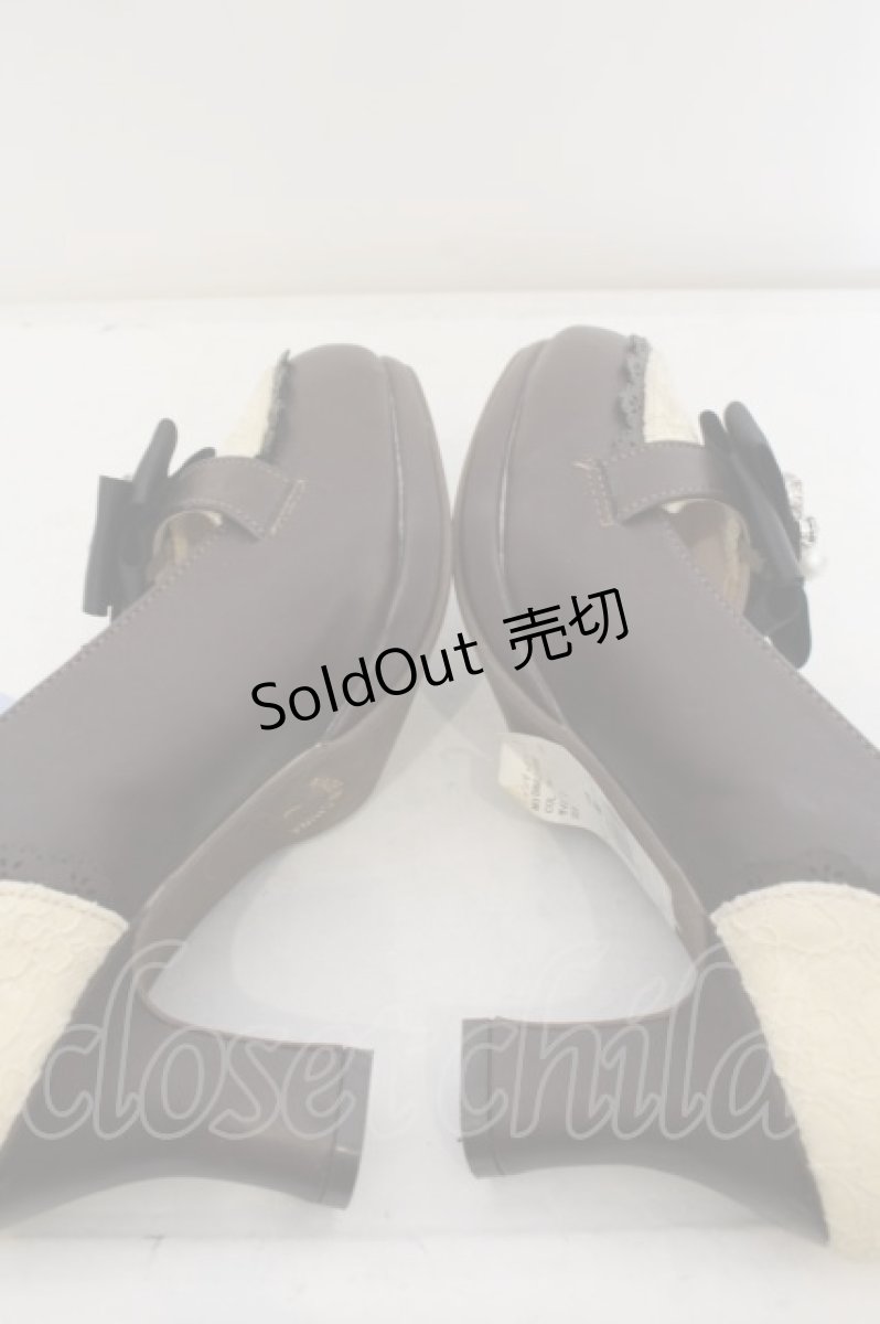画像5: 【SALE】axes femme Kawaii / キャンディビジューパンプス L ブラウン O-24-05-31-013-AX-SH-IG-ZH (5)