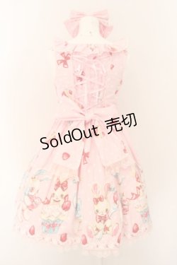 画像4: Angelic Pretty / リリカルパーティーおでかけジャンパースカート&カチューシャ  ピンク O-24-06-07-003-AP-OP-OW-OS