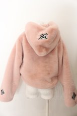 画像2: KRY CLOTHING / 「ANMA」ショート丈ダッフルコート  ピンク O-24-06-19-047-EL-CO-IG-ZTC058 (2)