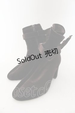 画像1: axes femme / ベロアブーティ M ブラウン O-24-07-03-087-AX-SH-IG-ZT335