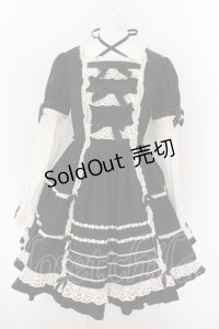 Angelic Pretty / 2008年 Lucky Pack ワンピース単品  黒Ｘ白 O-24-07-06-007-AP-OP-SA-OS