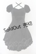 LAPIN AGILL / アマレット別珍ワンピース  ブラック O-24-07-06-008-EL-OP-IG-OS