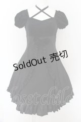 LAPIN AGILL / アマレット別珍ワンピース  ブラック O-24-07-06-008-EL-OP-IG-OS