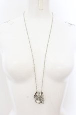 画像2: axes femme / 7連リングネックレス  シルバー O-24-07-08-044-AX-AC-OW-ZT208-F004 (2)