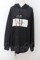画像1: NieR CLOTHING / プリントプルパーカー  ブラック O-24-07-08-1001-PU-TO-KB-ZT321 (1)