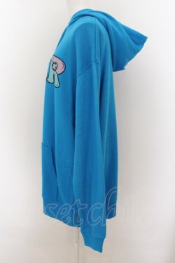 画像2: NieR Clothing / プリントプルパーカー 2XL ブルー O-24-07-08-1038-PU-TO-KB-ZI