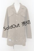 NieR Clothing / POCKET　シャツ F ブラウン O-24-07-08-1042-PU-BL-YM-ZI