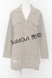 NieR Clothing / POCKET　シャツ F ブラウン O-24-07-08-1042-PU-BL-YM-ZI