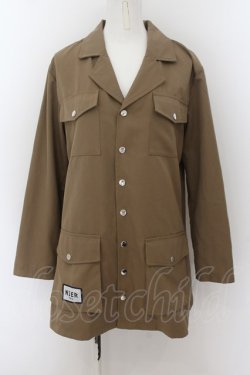 画像1: NieR Clothing / POCKET　シャツ F ブラウン O-24-07-08-1042-PU-BL-YM-ZI