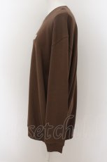 画像2: NieR CLOTHING / BOX LOGO SWEATSHIRT XL ブラウン O-24-07-08-1043-PU-TO-KB-ZI (2)