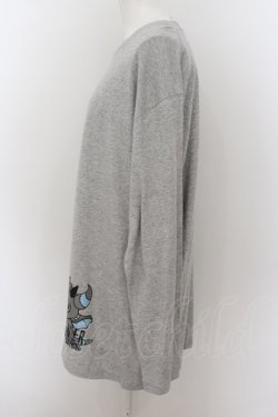 画像2: NieR Clothing / ぐれまるLONG TEE XL グレー O-24-07-08-1045-PU-TO-KB-ZI