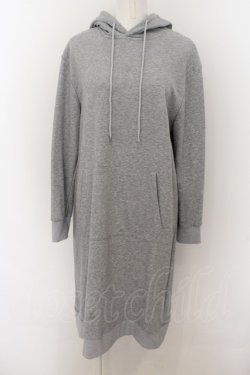 画像1: NieR Clothing / GAOMARUロングパーカーワンピース  グレー O-24-07-08-1047-PU-OP-AS-ZI