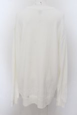 画像2: NieR CLOTHING / NIER FACE SWEATSHIRT  白 O-24-07-08-1058-PU-TO-KB-ZI (2)
