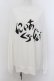 画像1: NieR Clothing / にぃあロゴトレーナー 2XL 白 O-24-07-08-1059-PU-TO-KB-ZI (1)