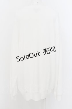 画像2: NieR Clothing / にぃあロゴトレーナー 2XL 白 O-24-07-08-1059-PU-TO-KB-ZI