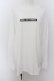 画像1: NieR Clothing / BOX LOGOロングカットソー XL 白 O-24-07-08-1060-PU-TO-KB-ZI (1)