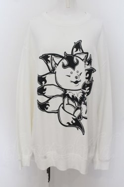 画像1: NieR Clothing / プリントSWEAT   白 O-24-07-08-1062-PU-TO-KB-ZT319