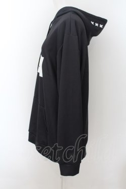 画像2: NieR Clothing / プリントプルパーカー  ブラック O-24-07-08-1001-PU-TO-KB-ZT321