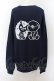 画像1: NieR Clothing / バックプリントSWEAT   ネイビー O-24-07-08-1009-PU-TO-KB-ZI (1)