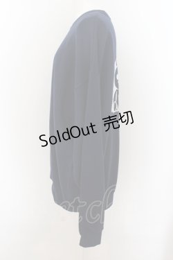 画像3: NieR CLOTHING / バックプリントSWEAT   ネイビー O-24-07-08-1009-PU-TO-KB-ZI