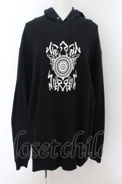 画像1: NieR Clothing / プリントプルパーカー 2XL 黒 O-24-07-08-1010-PU-TO-KB-ZT318