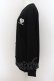 画像2: NieR Clothing / FRONT BUTTON COTTON PULLOVER  黒 O-24-07-08-1012-PU-TO-KB-ZI (2)